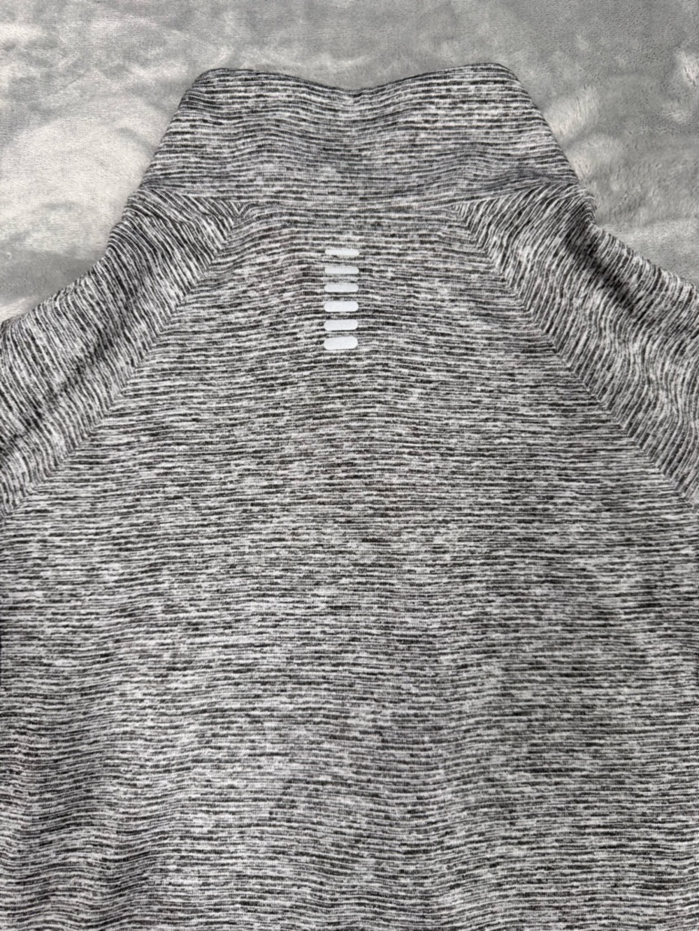 Under Armour Gray Quarter-Zip Pullover with Coral Trim - Picture 8 of 11